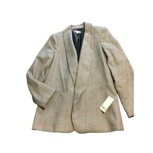 bar III‎ Plaid Blazer Created for Macys Womens Career Jacket Size S new